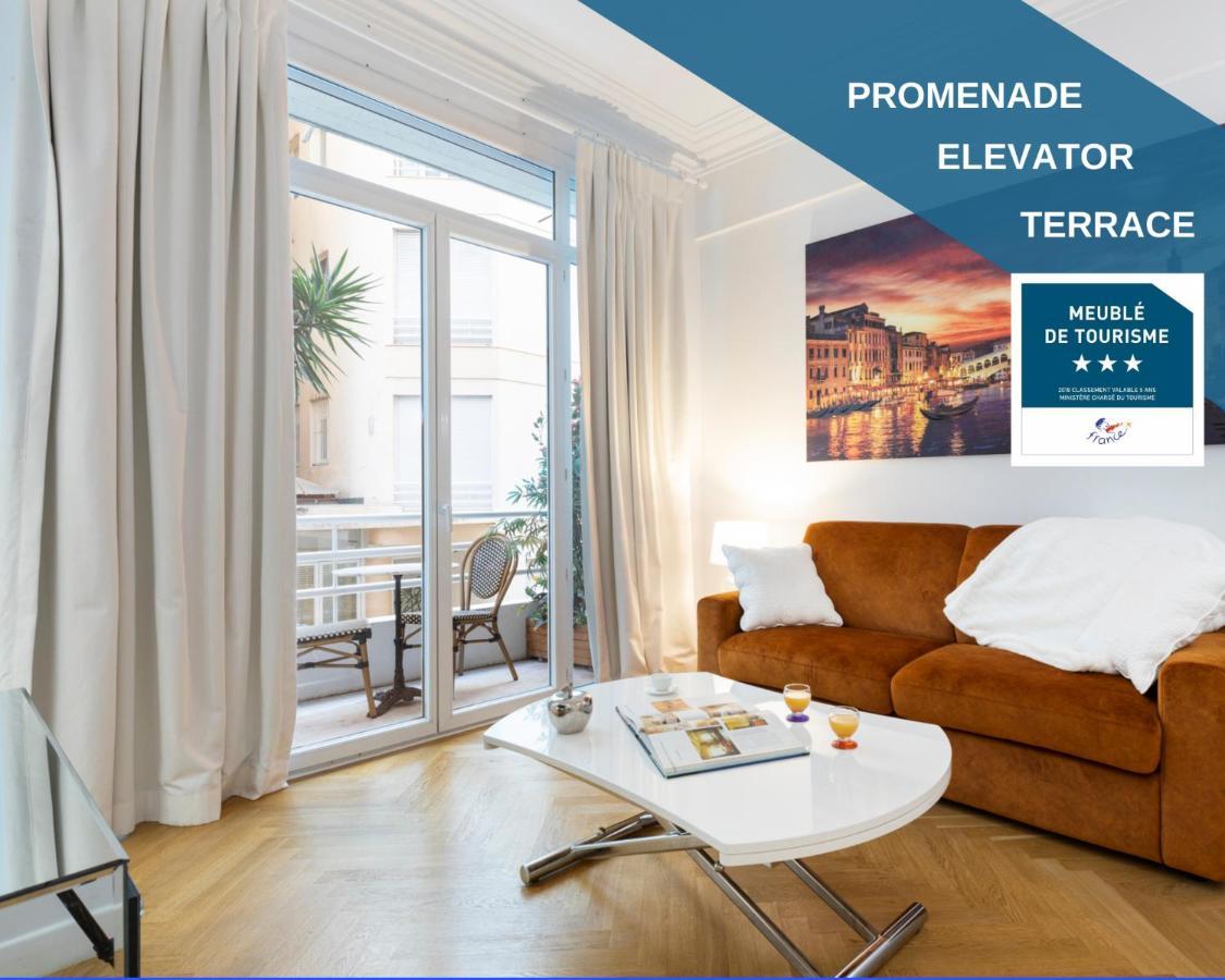 尼斯Promenade, 2Pieces Chic Et Clim Avec Terrasse公寓 外观 照片